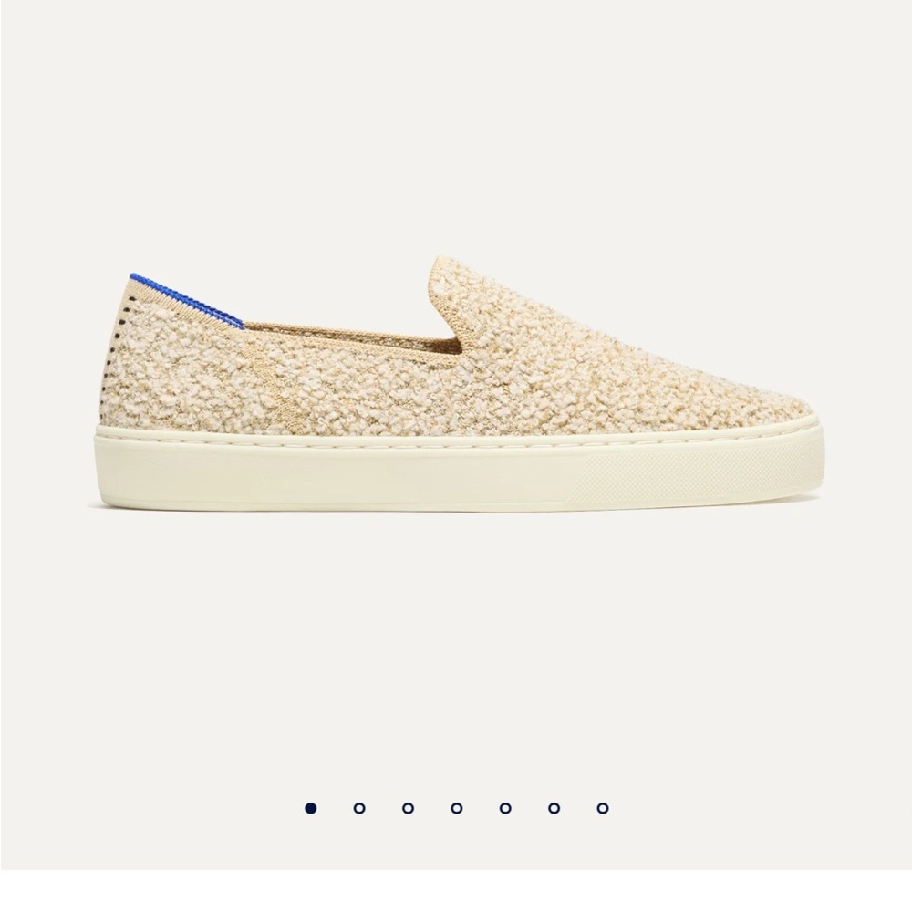 Rothy’s Honeybun Shimmer Bouclé sneakers